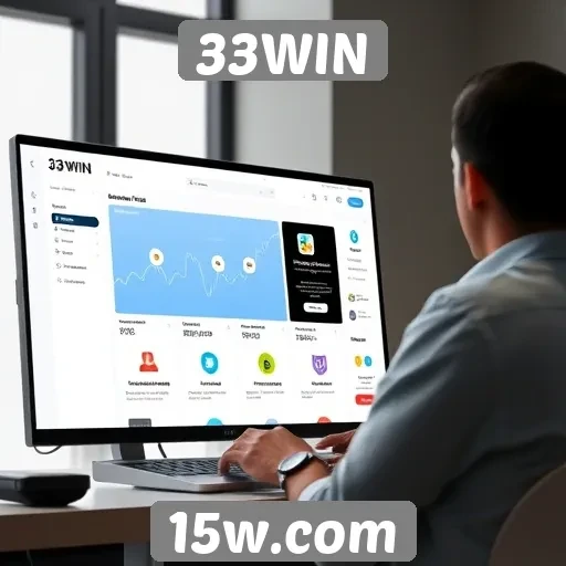 Experiência do usuário no site 33WIN